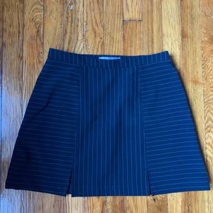 Pin stripe mini skirt